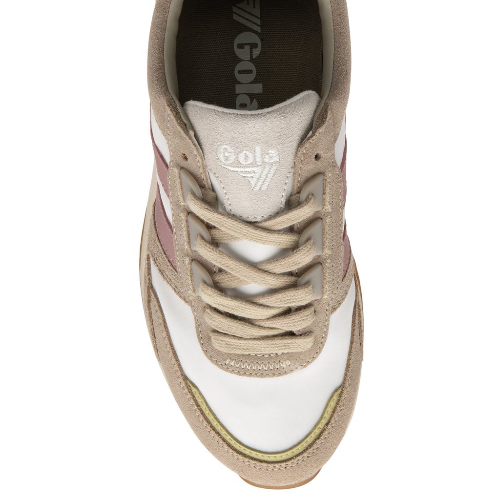 Gola Classics Chicago Sneakers Fehér Szürke Rózsaszín Hungary | QAR-978024