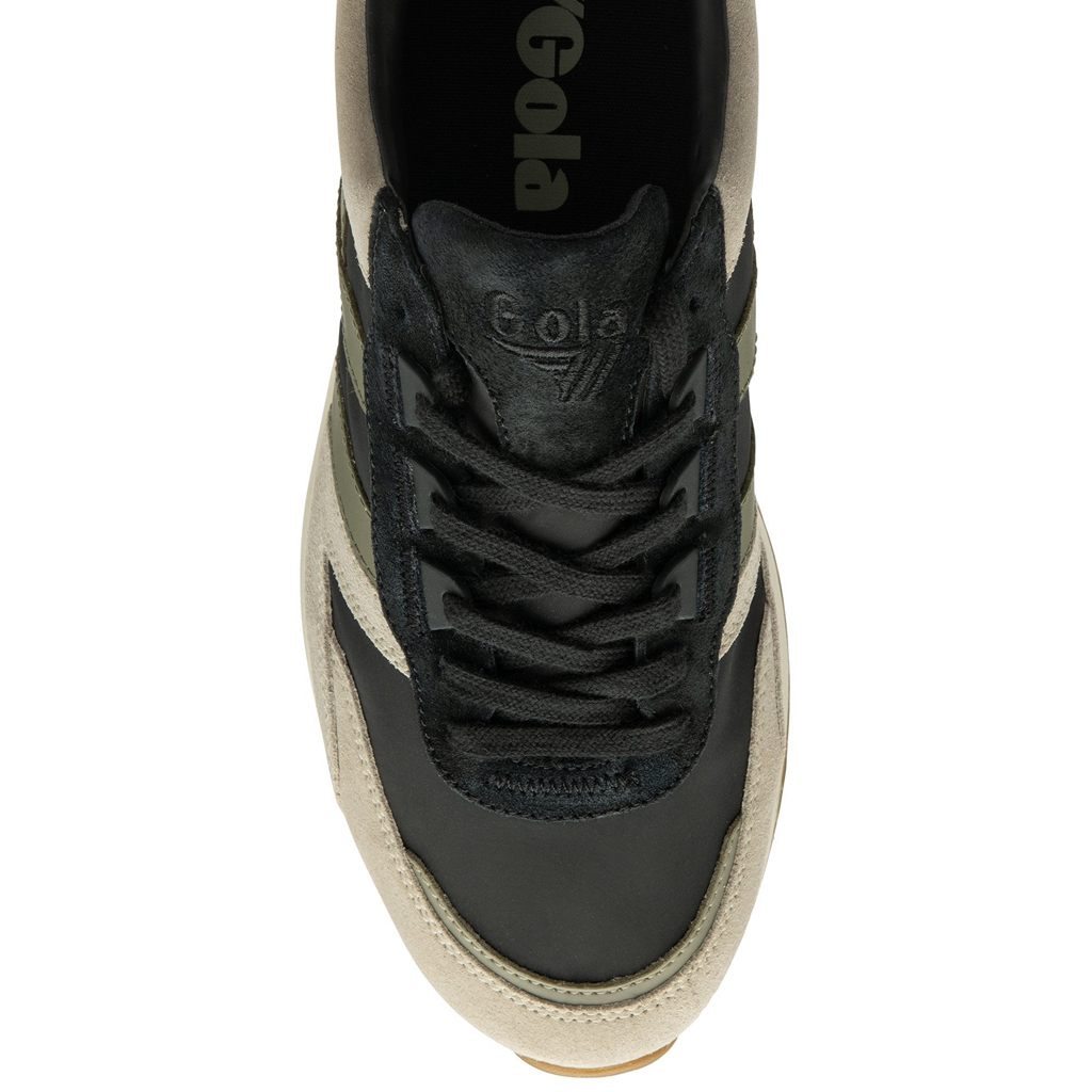 Gola Classics Chicago Sneakers Fekete Szürke Khaki Hungary | PXN-279513