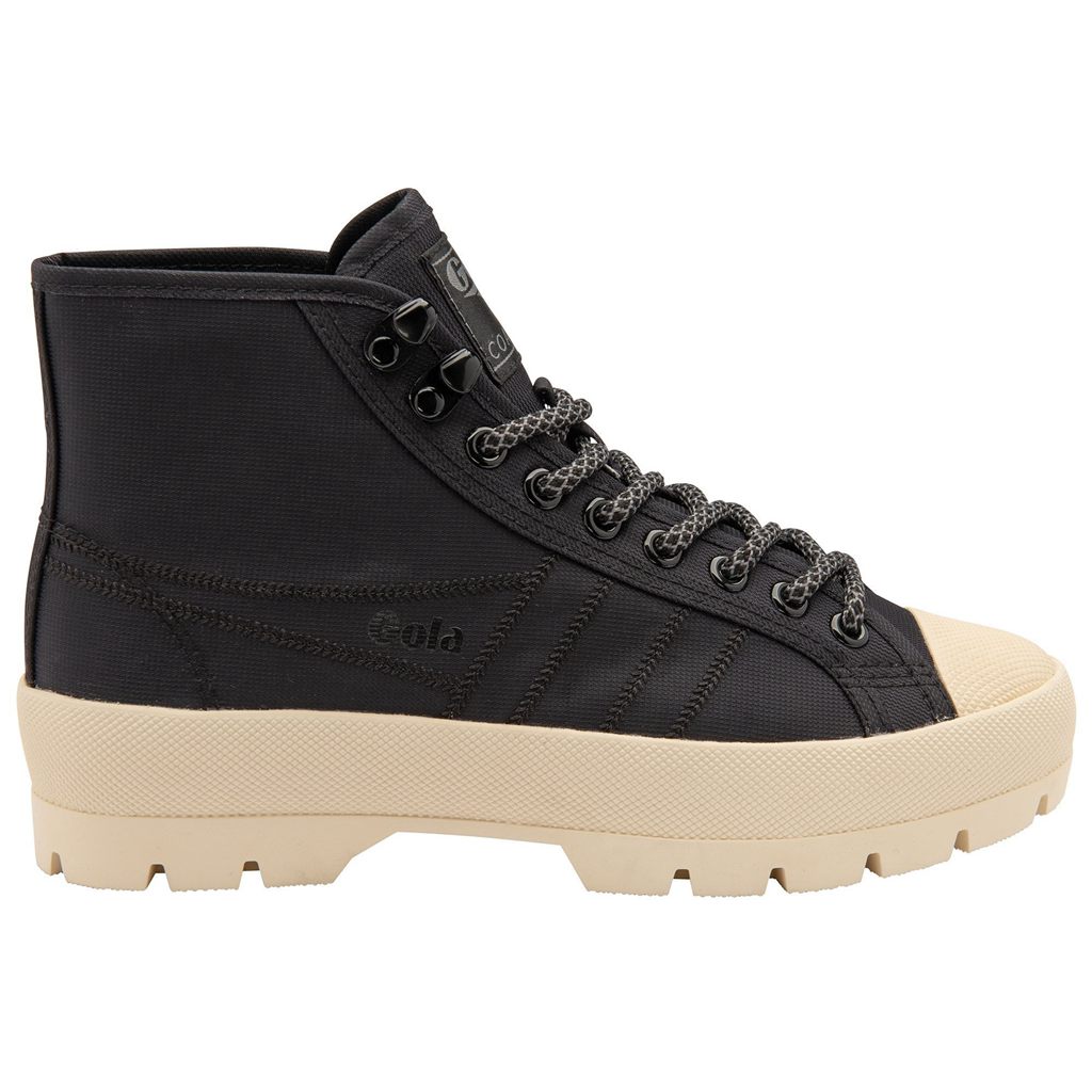 Gola Classics Coaster Peak High Hiker Sneakers Fekete Fehér Hungary | YUS-347125