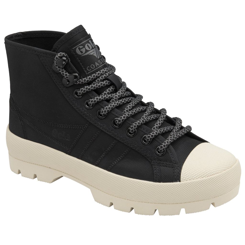 Gola Classics Coaster Peak High Hiker Sneakers Fekete Fehér Hungary | YUS-347125