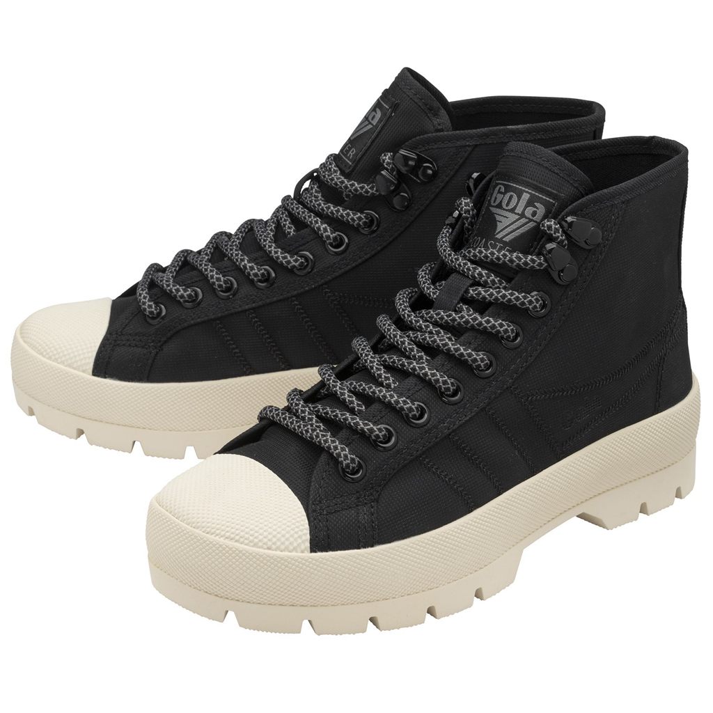 Gola Classics Coaster Peak High Hiker Sneakers Fekete Fehér Hungary | YUS-347125
