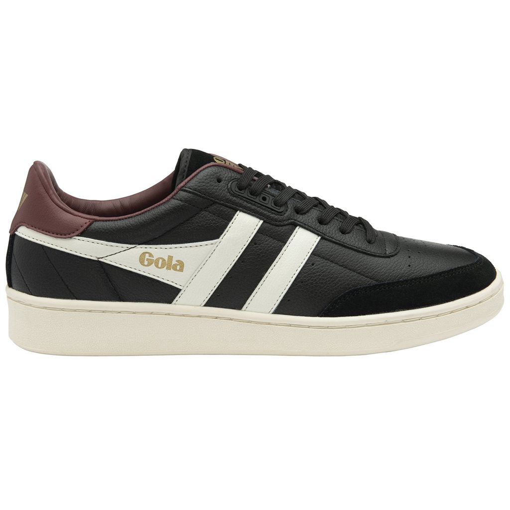 Gola Classics Contact Leather Sneakers Fekete Fehér Bordó Hungary | JXT-248603