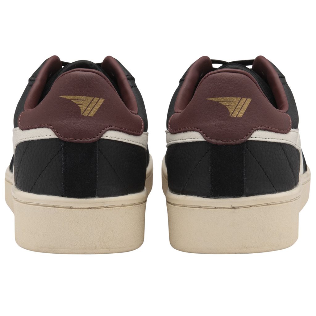 Gola Classics Contact Leather Sneakers Fekete Fehér Bordó Hungary | JXT-248603