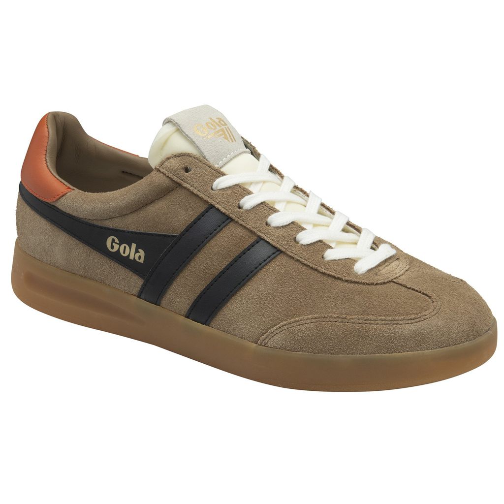 Gola Classics Cyclone Sneakers Fekete Narancssárga Hungary | PDS-296375