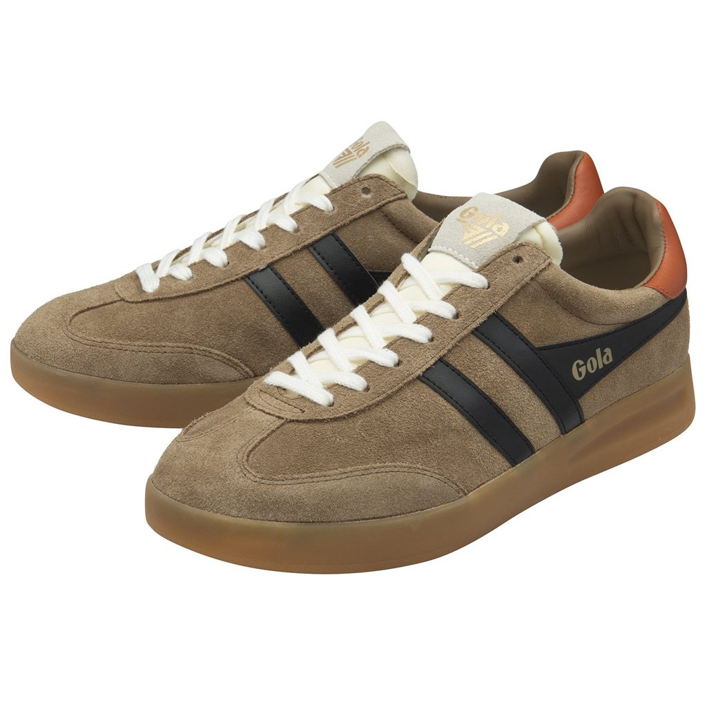 Gola Classics Cyclone Sneakers Fekete Narancssárga Hungary | PDS-296375
