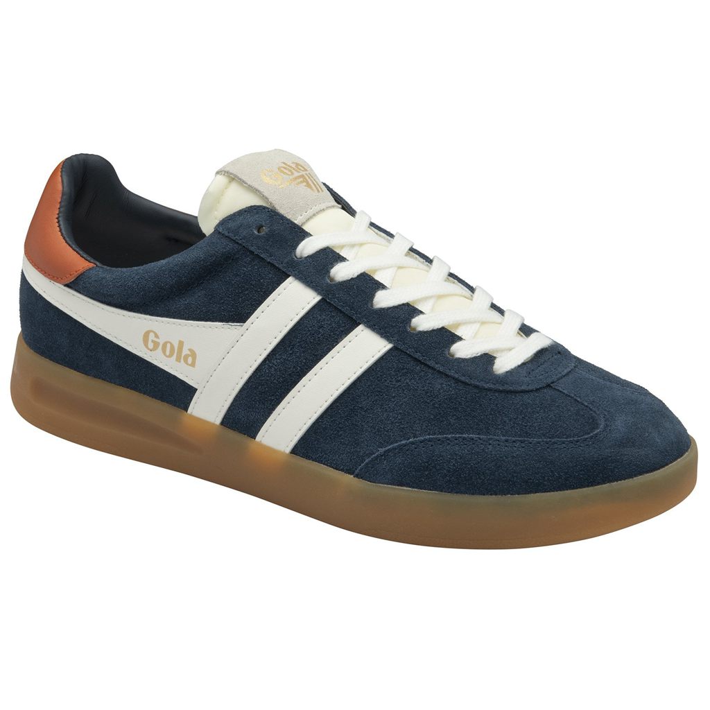 Gola Classics Cyclone Sneakers Sötétkék Fehér Narancssárga Hungary | JLQ-719523