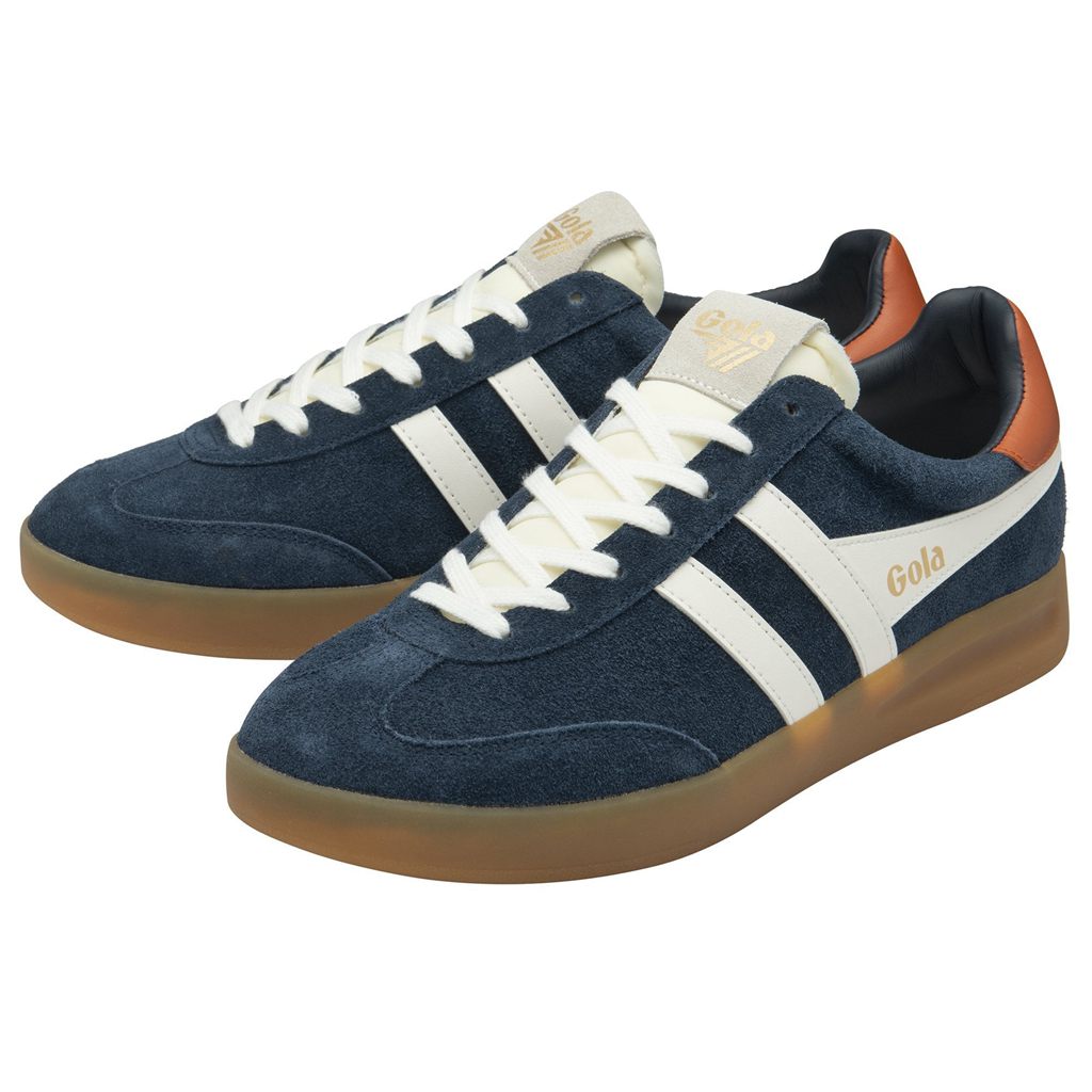 Gola Classics Cyclone Sneakers Sötétkék Fehér Narancssárga Hungary | JLQ-719523