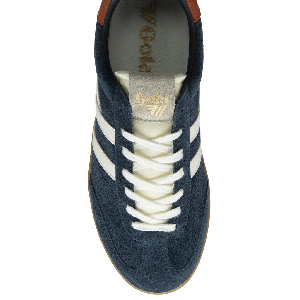 Gola Classics Cyclone Sneakers Sötétkék Fehér Narancssárga Hungary | JLQ-719523