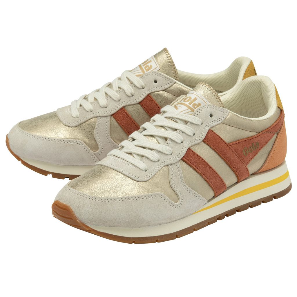 Gola Classics Daytona Blaze Sneakers Arany Narancssárga Hungary | LHZ-748159