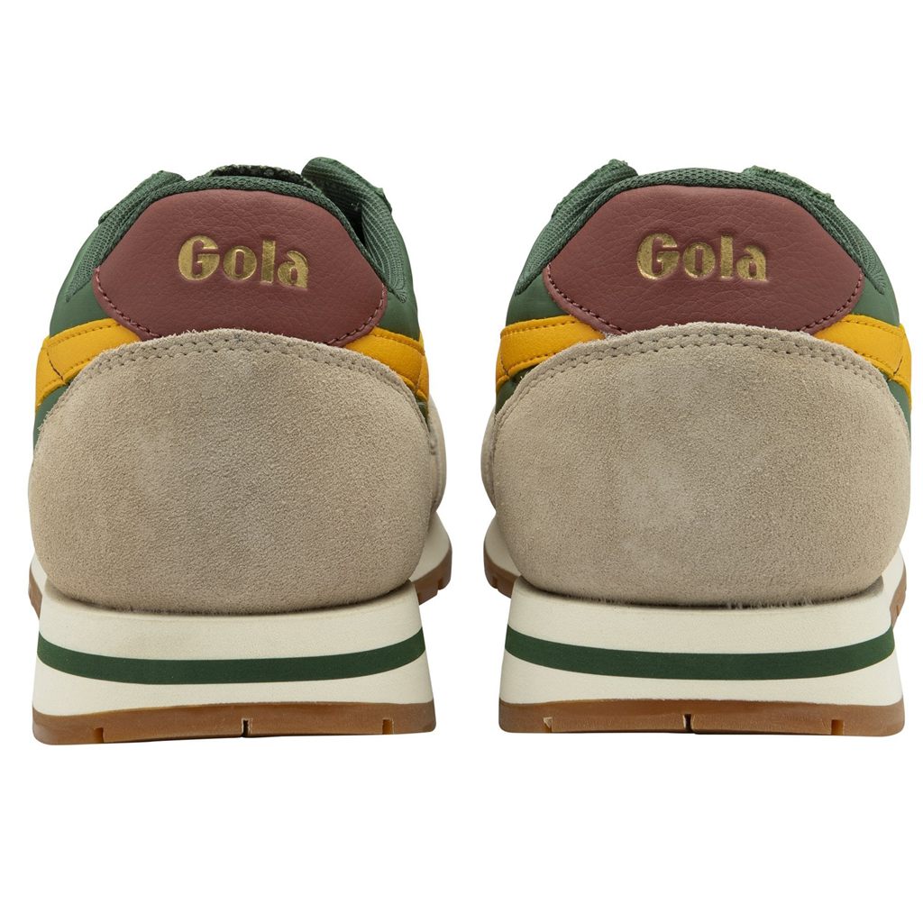 Gola Classics Daytona Chute Sneakers Evergreen Bone Sun Hungary | DSX-856972