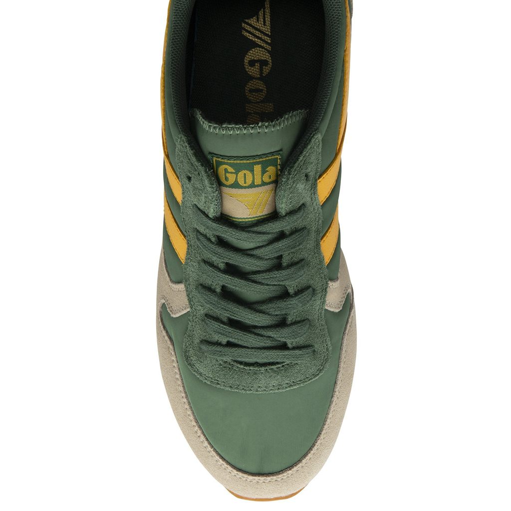 Gola Classics Daytona Chute Sneakers Evergreen Bone Sun Hungary | DSX-856972