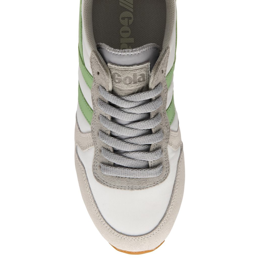 Gola Classics Daytona Chute Sneakers Fehér Világos Szürke Zöld Hungary | ODI-416029