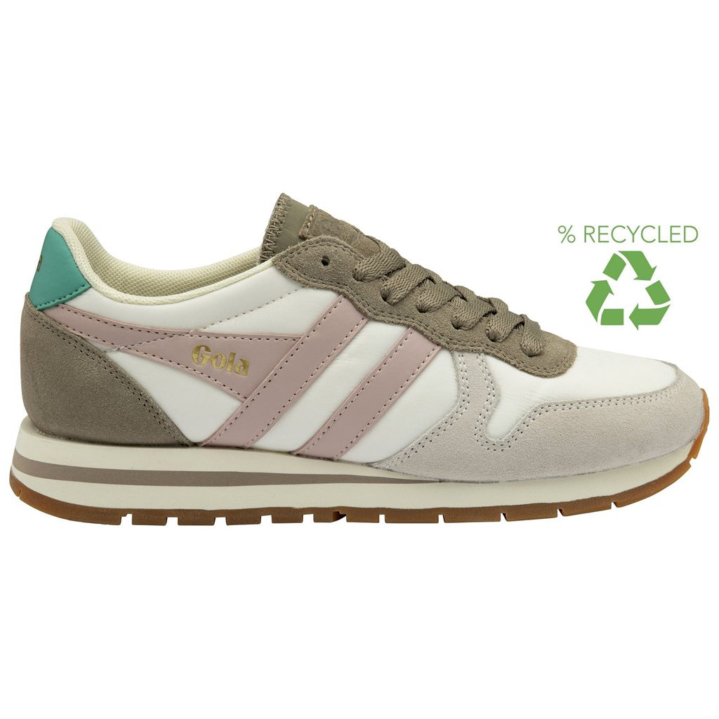 Gola Classics Daytona Chute Sneakers Fehér Rózsaszín Hungary | PRN-302451
