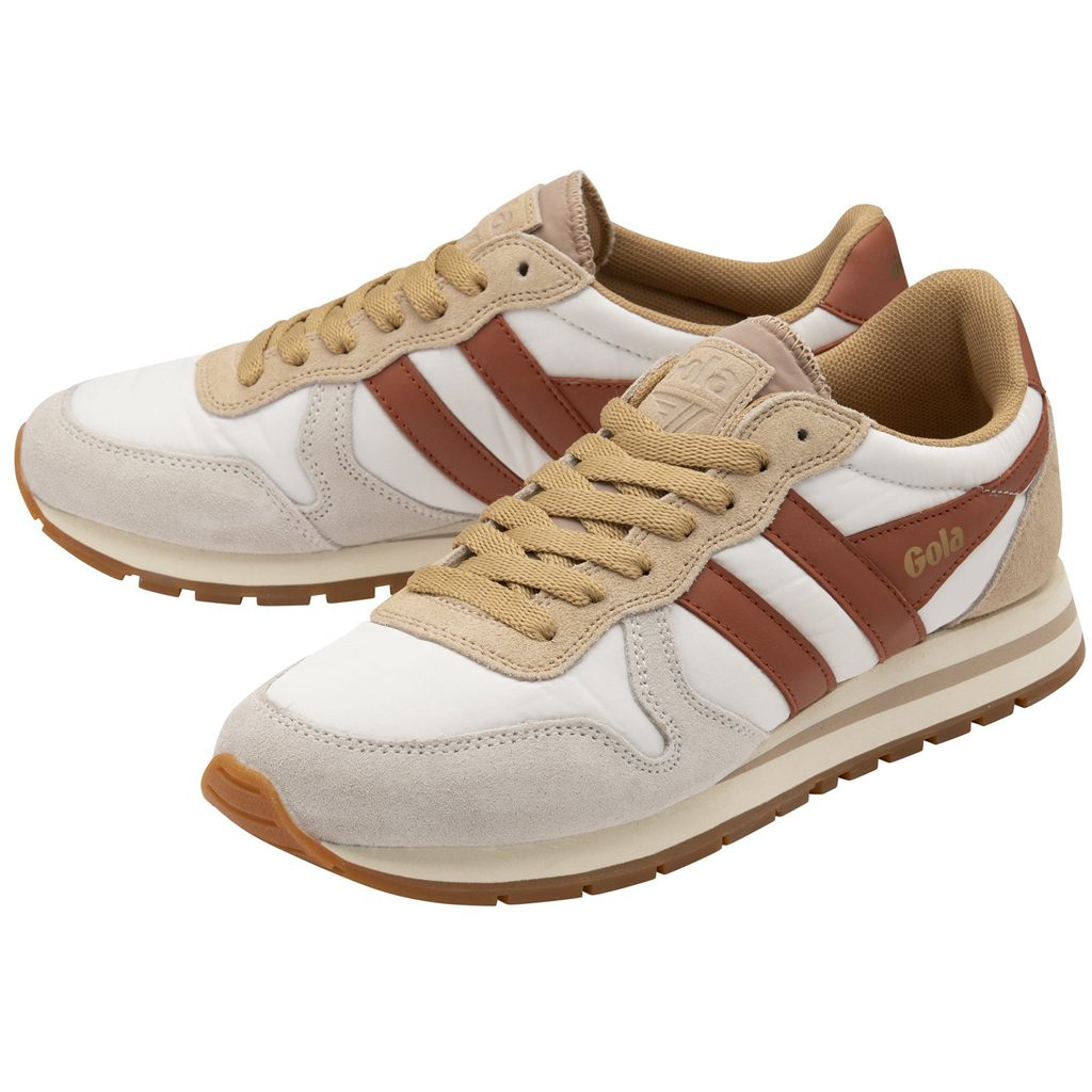 Gola Classics Daytona Chute Sneakers Fehér Narancssárga Hungary | ZJG-547136