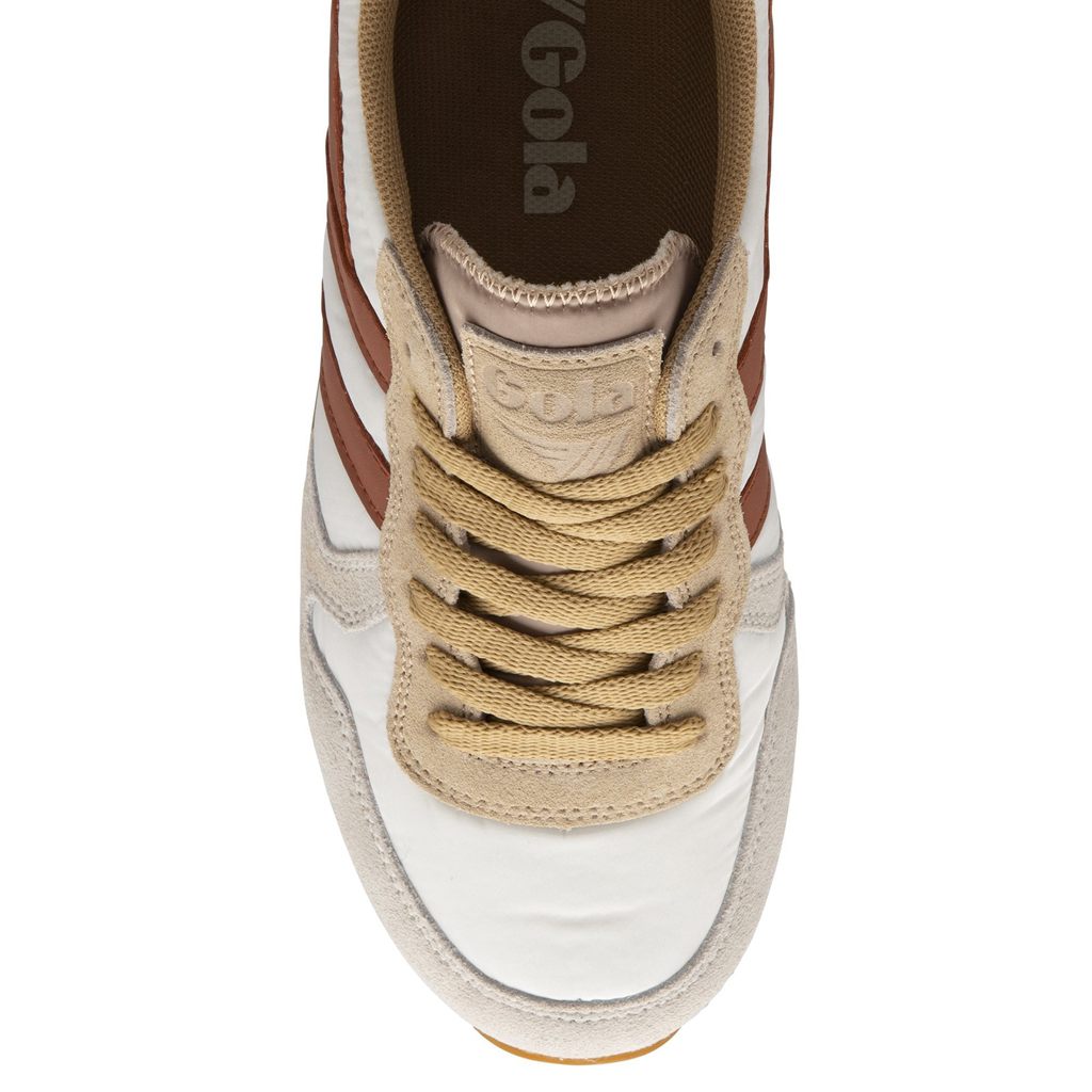 Gola Classics Daytona Chute Sneakers Fehér Narancssárga Hungary | ZJG-547136