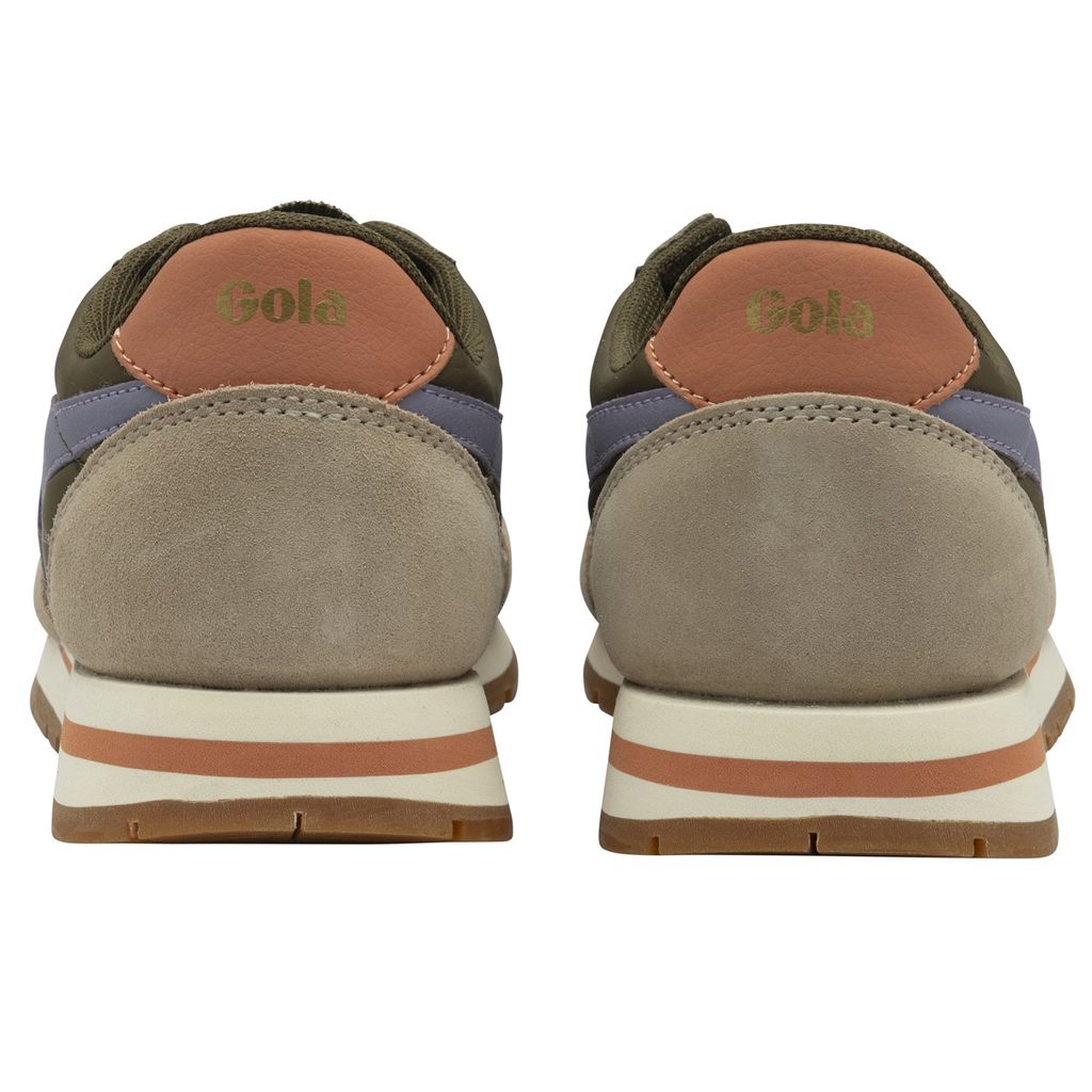 Gola Classics Daytona Chute Sneakers Khaki Levendula Hungary | ZFU-687415