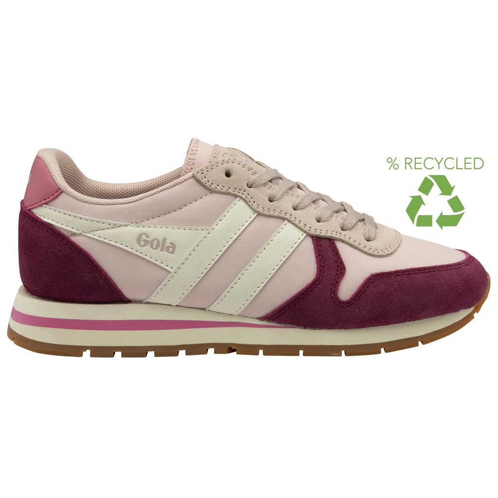 Gola Classics Daytona Chute Sneakers Rózsaszín Fehér Hungary | CAR-507182