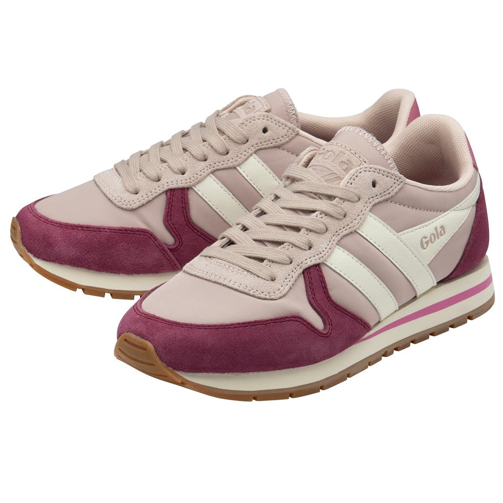 Gola Classics Daytona Chute Sneakers Rózsaszín Fehér Hungary | CAR-507182