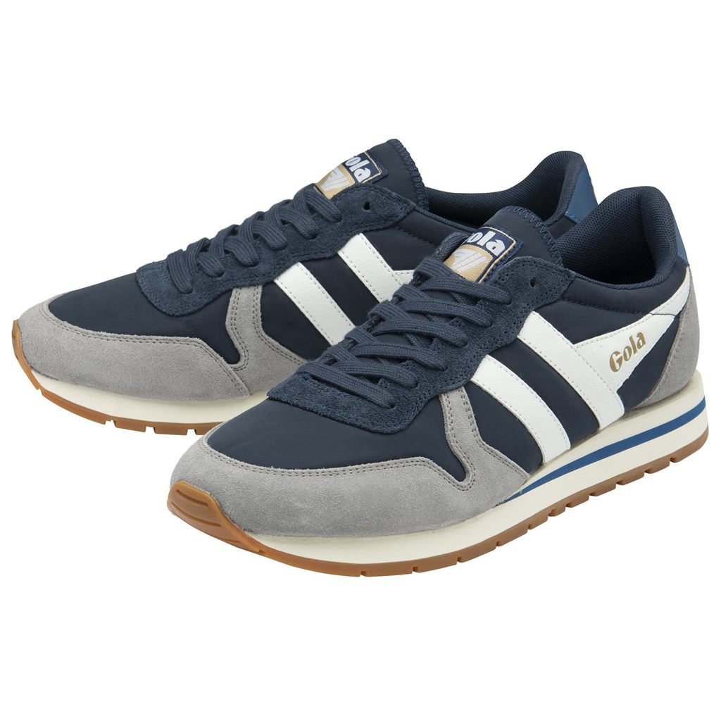 Gola Classics Daytona Chute Sneakers Sötétkék Fehér Hungary | JQN-726059