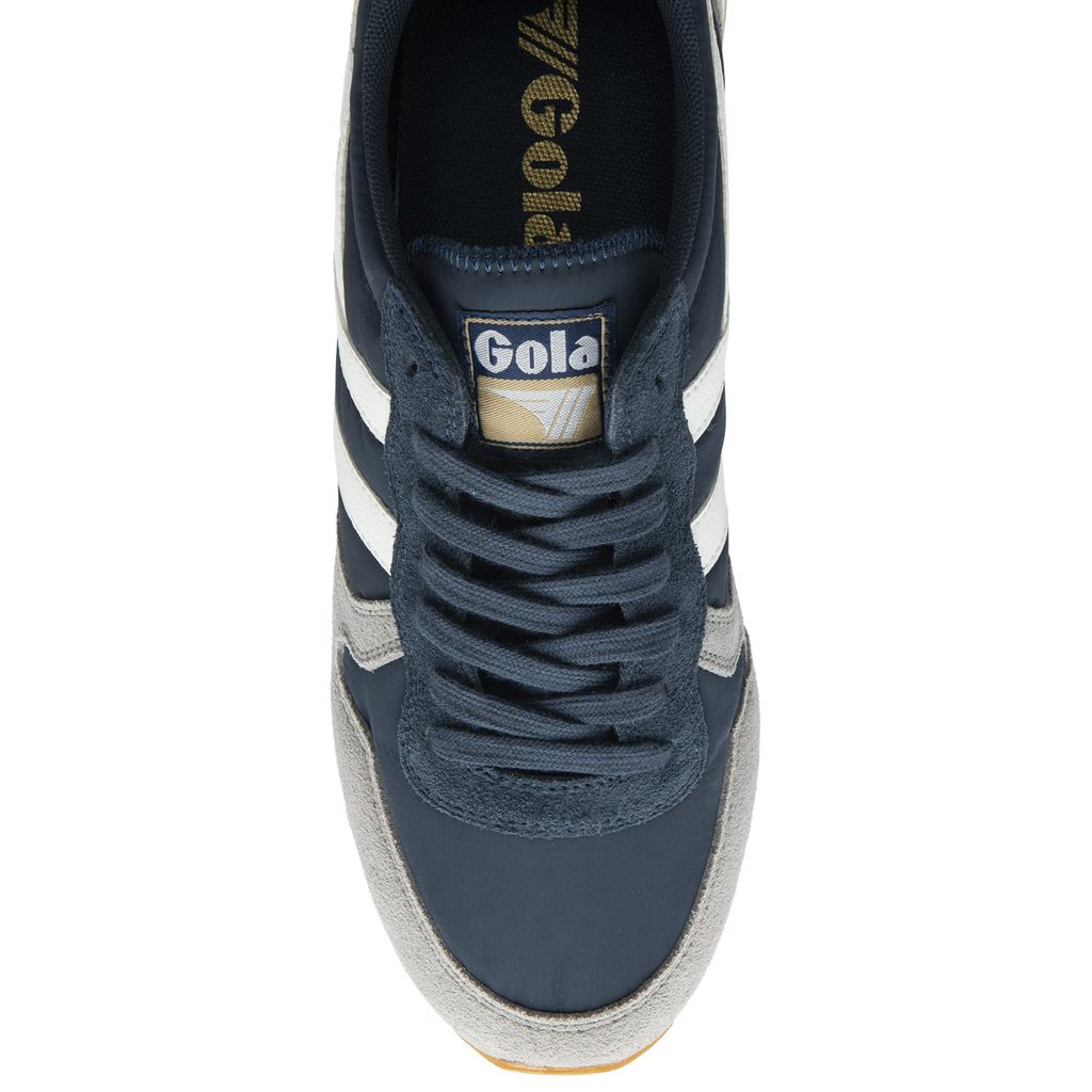 Gola Classics Daytona Chute Sneakers Sötétkék Fehér Hungary | JQN-726059