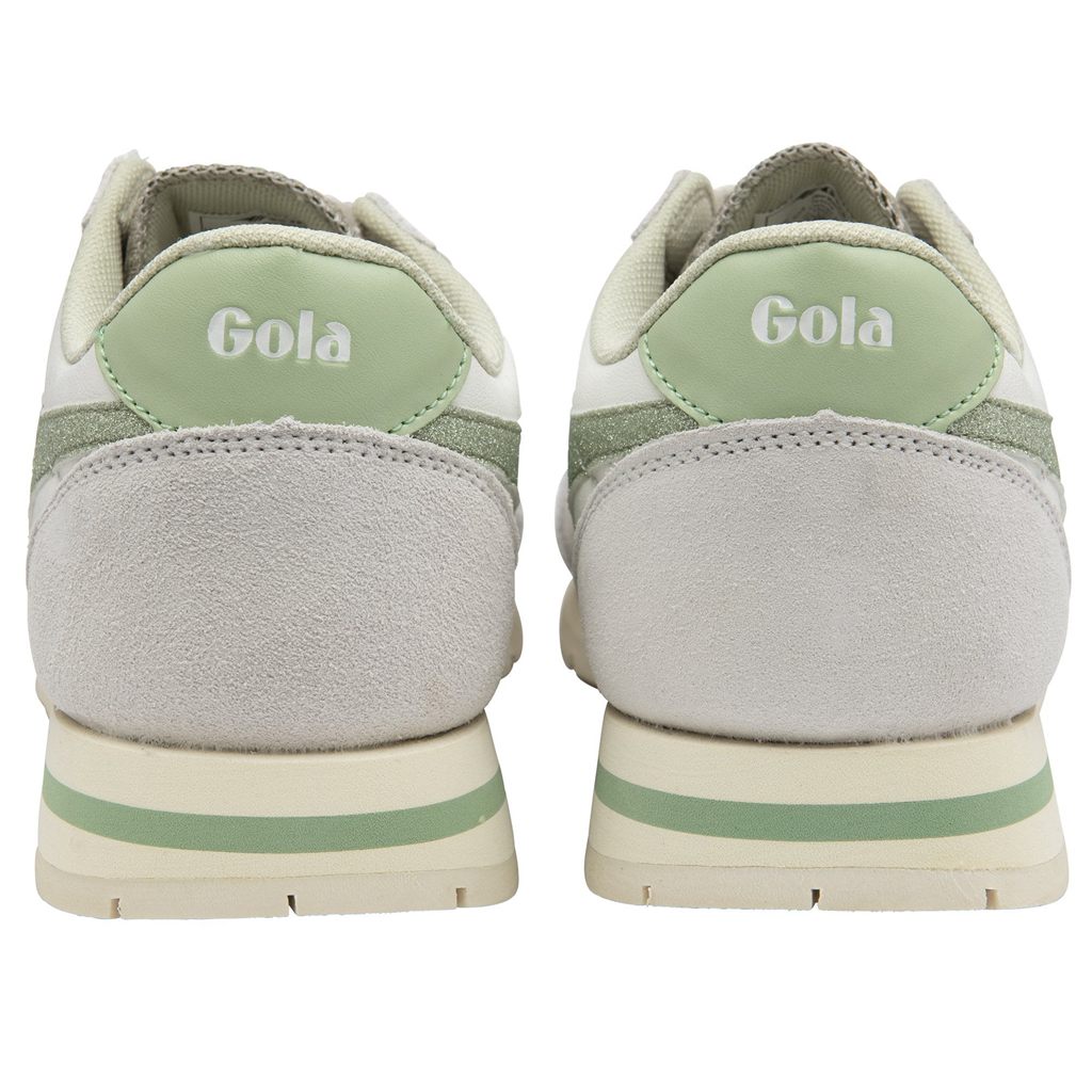 Gola Classics Daytona Glitter Sneakers Fehér Világos Zöld Hungary | BJD-846301