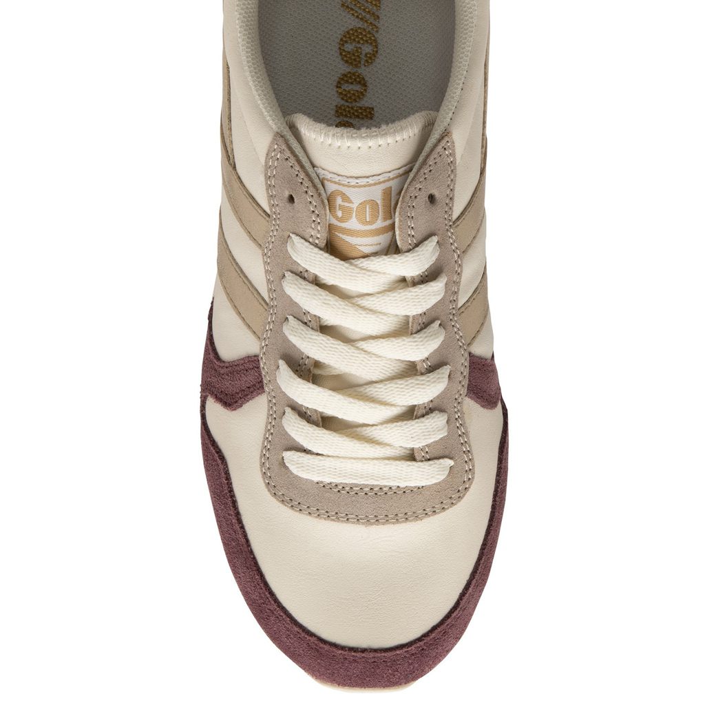 Gola Classics Daytona Quadrant Sneakers Fehér Arany Rózsaszín Hungary | KLJ-481593