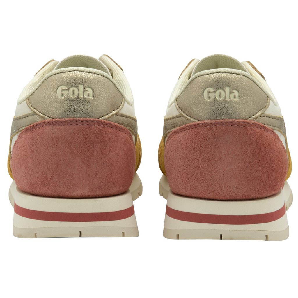 Gola Classics Daytona Quadrant Sneakers Fehér Arany Hungary | QOY-302659