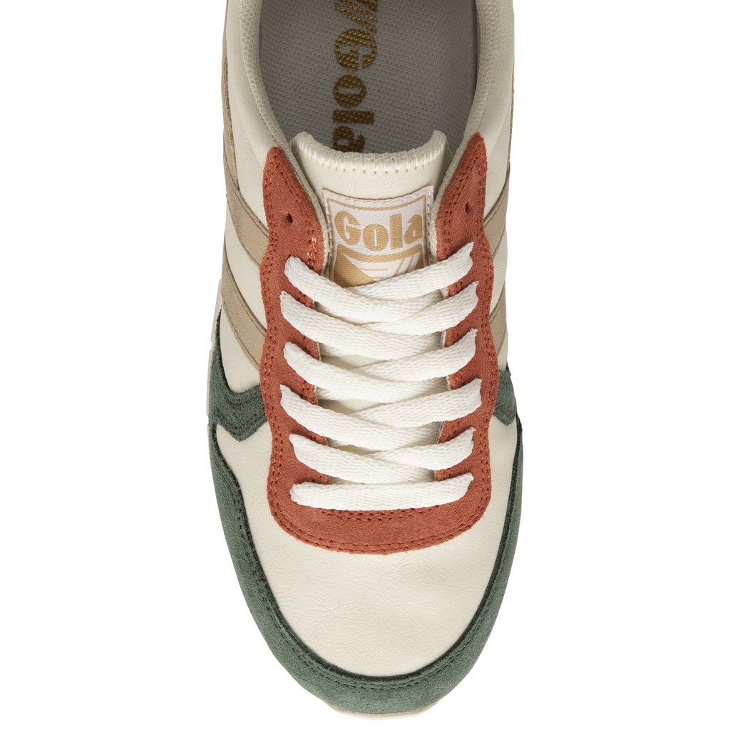 Gola Classics Daytona Quadrant Sneakers Fehér Arany Rózsaszín Hungary | WTS-268079