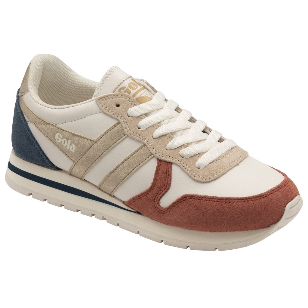 Gola Classics Daytona Quadrant Sneakers Fehér Narancssárga Arany Hungary | EKX-820176