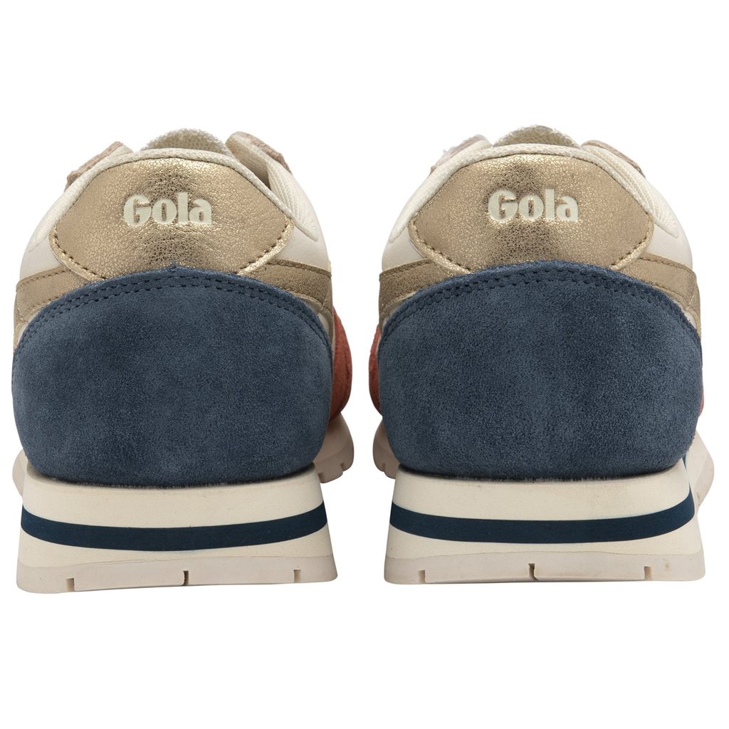 Gola Classics Daytona Quadrant Sneakers Fehér Narancssárga Arany Hungary | EKX-820176