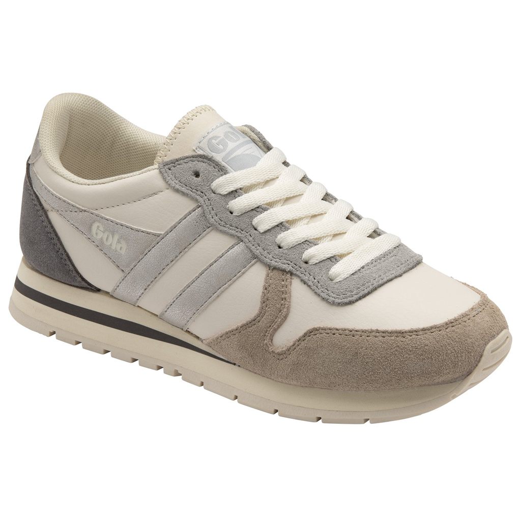 Gola Classics Daytona Quadrant Sneakers Fehér Szürke Titán Hungary | LWI-734215