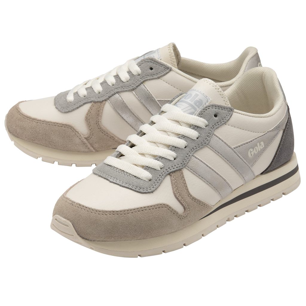 Gola Classics Daytona Quadrant Sneakers Fehér Szürke Titán Hungary | LWI-734215