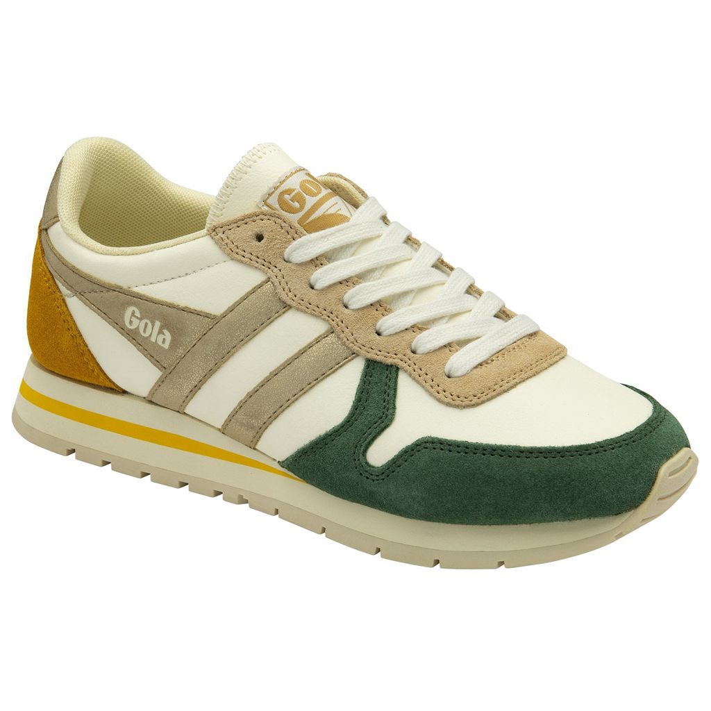 Gola Classics Daytona Quadrant Sneakers Fehér Arany Hungary | NFW-782451