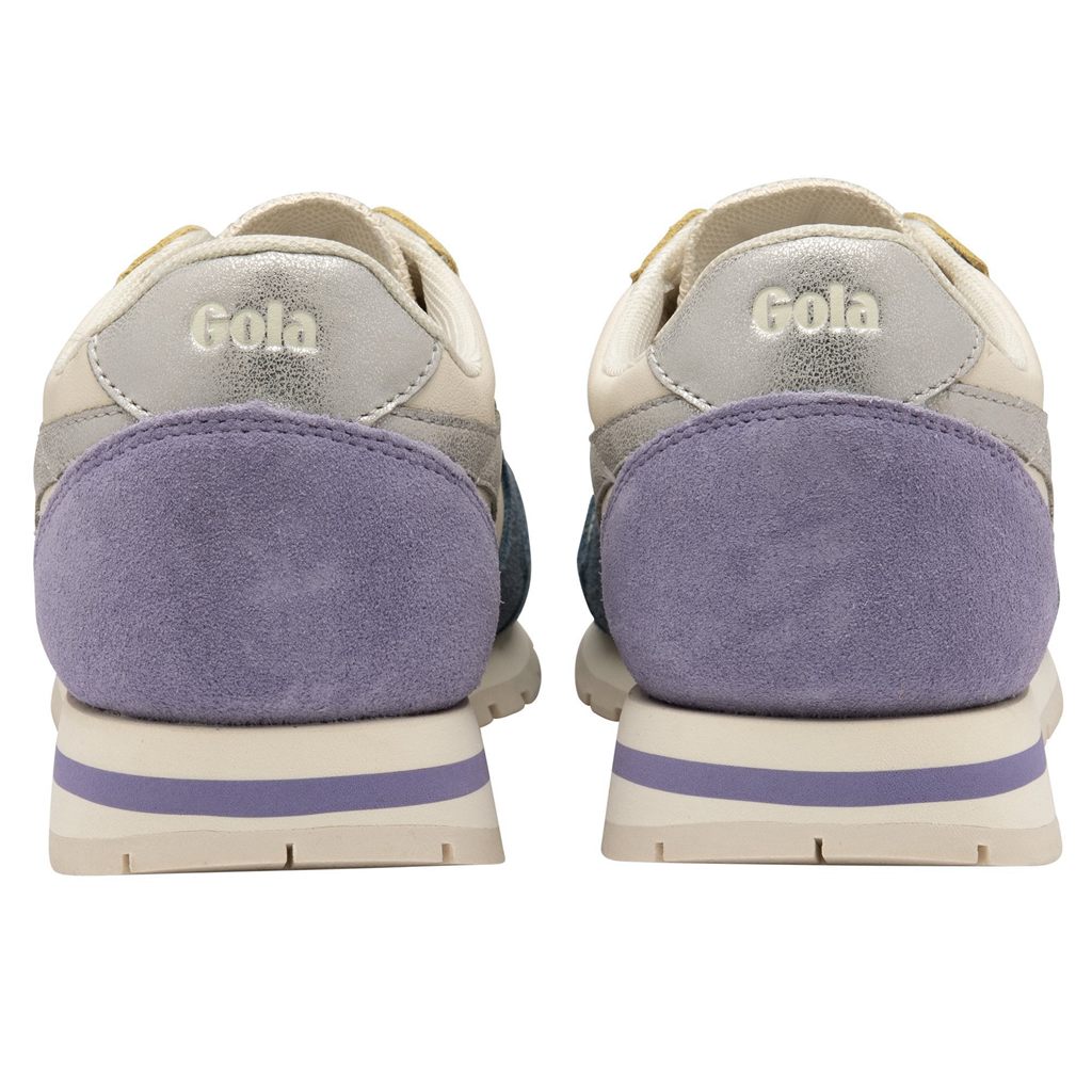 Gola Classics Daytona Quadrant Sneakers Fehér Titán Levendula Hungary | ALN-507148