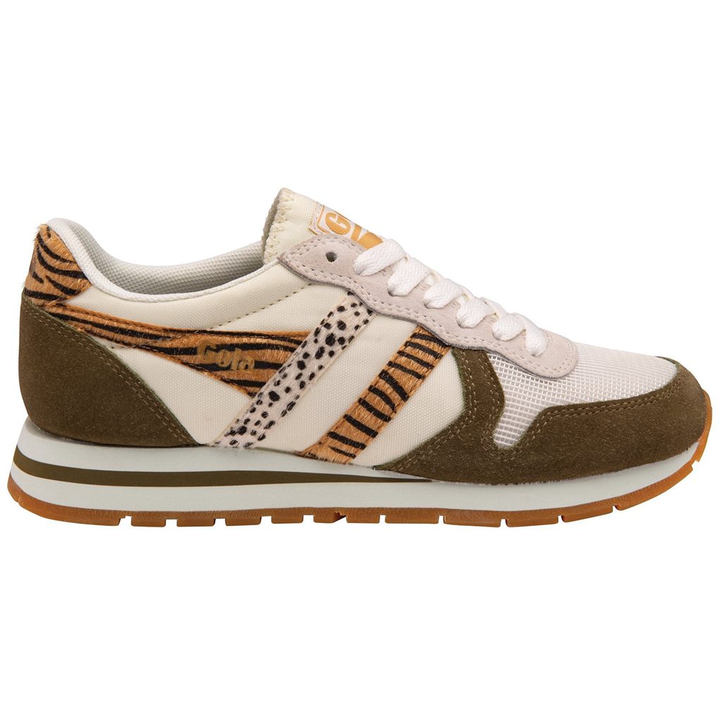Gola Classics Daytona Safari Sneakers Fehér Khaki Hungary | ADS-193875