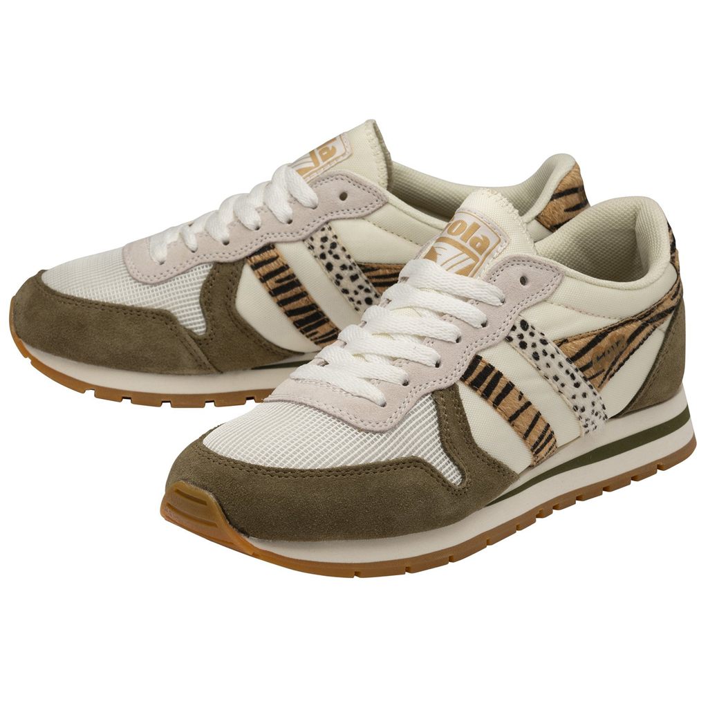 Gola Classics Daytona Safari Sneakers Fehér Khaki Hungary | ADS-193875