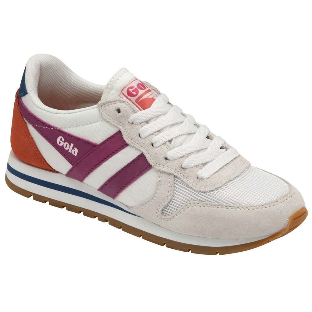 Gola Classics Daytona Sneakers Fehér Fukszia Kék Hungary | AUM-284071