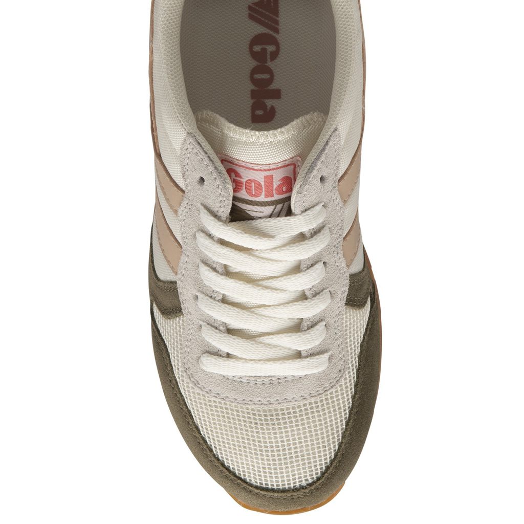 Gola Classics Daytona Sneakers Fehér Khaki Rózsaszín Hungary | BNA-592301