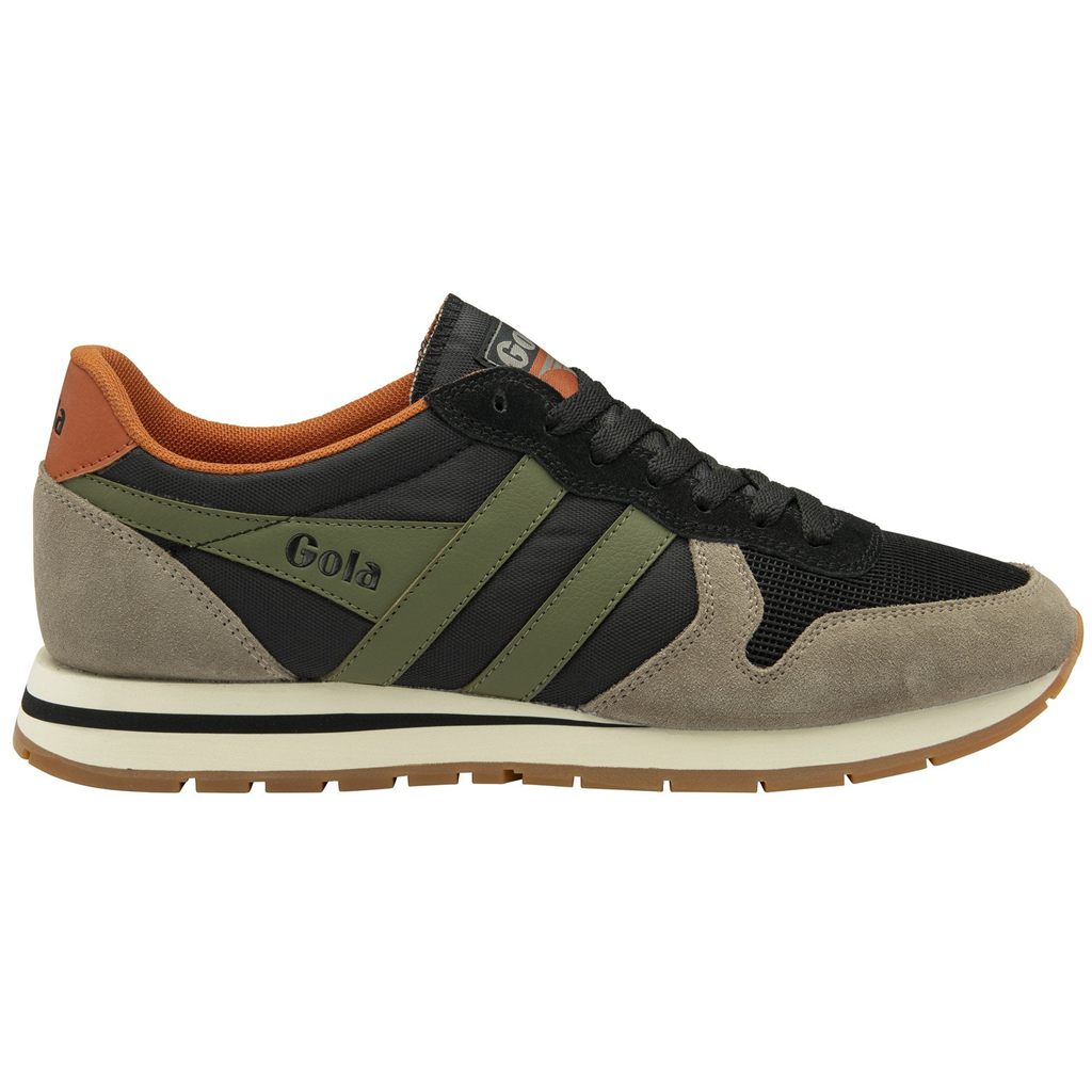 Gola Classics Daytona Sneakers Fekete Khaki Hungary | VGH-241397