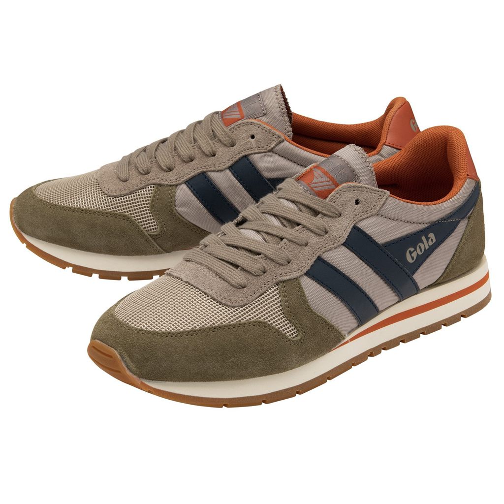 Gola Classics Daytona Sneakers Khaki Sötétkék Hungary | KTG-386502