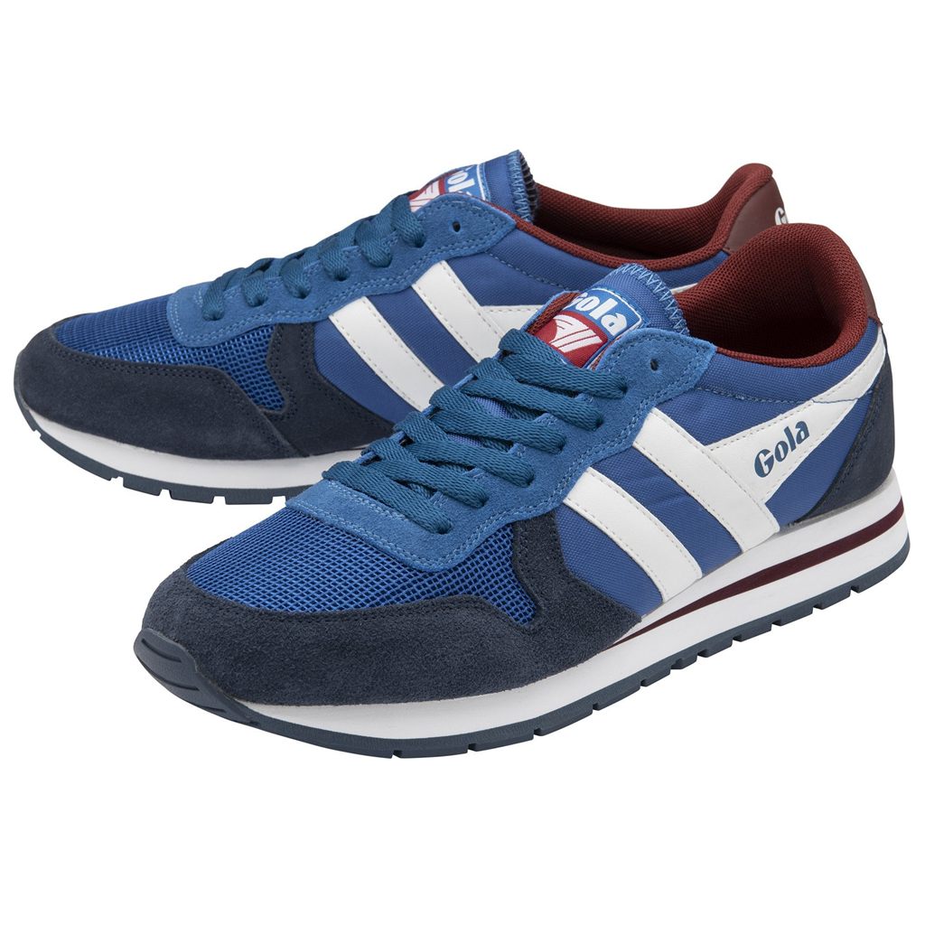 Gola Classics Daytona Sneakers Kék Sötétkék Fehér Hungary | YSR-968103