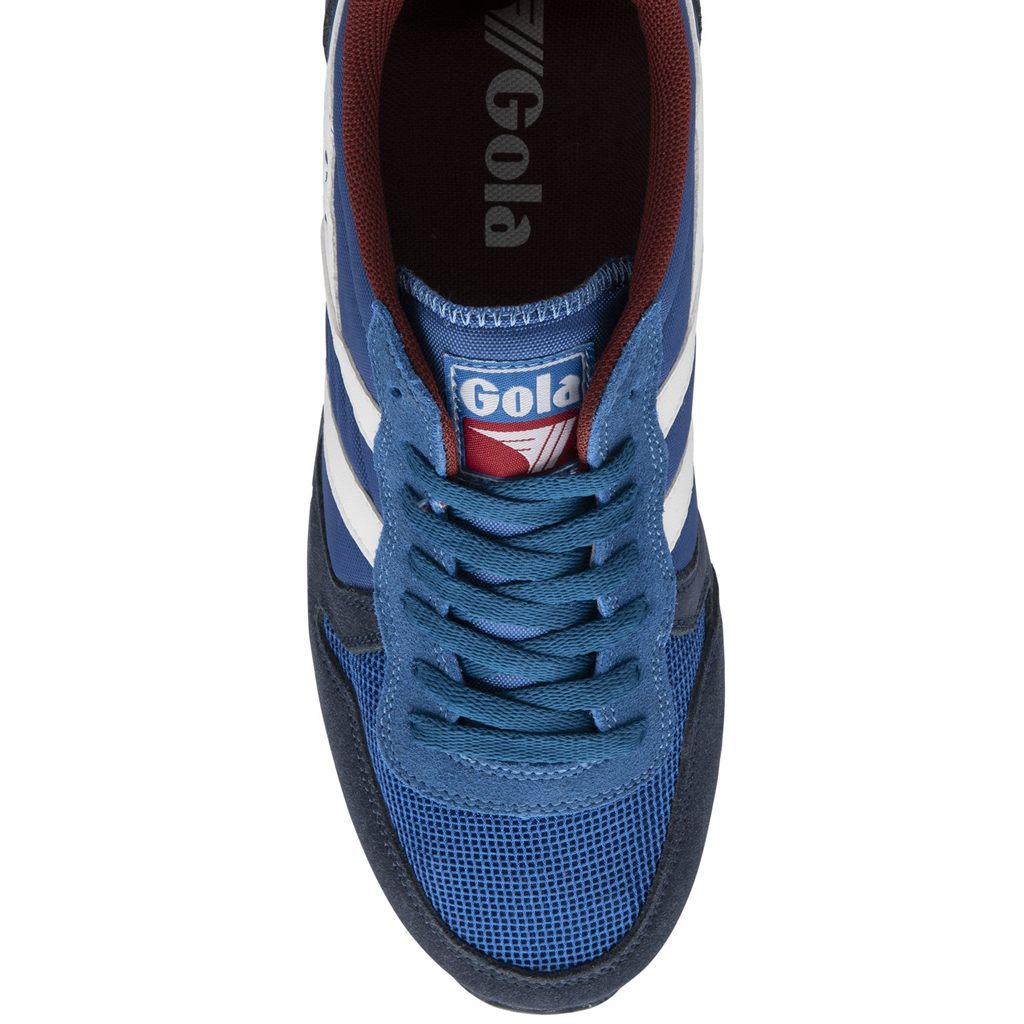 Gola Classics Daytona Sneakers Kék Sötétkék Fehér Hungary | YSR-968103