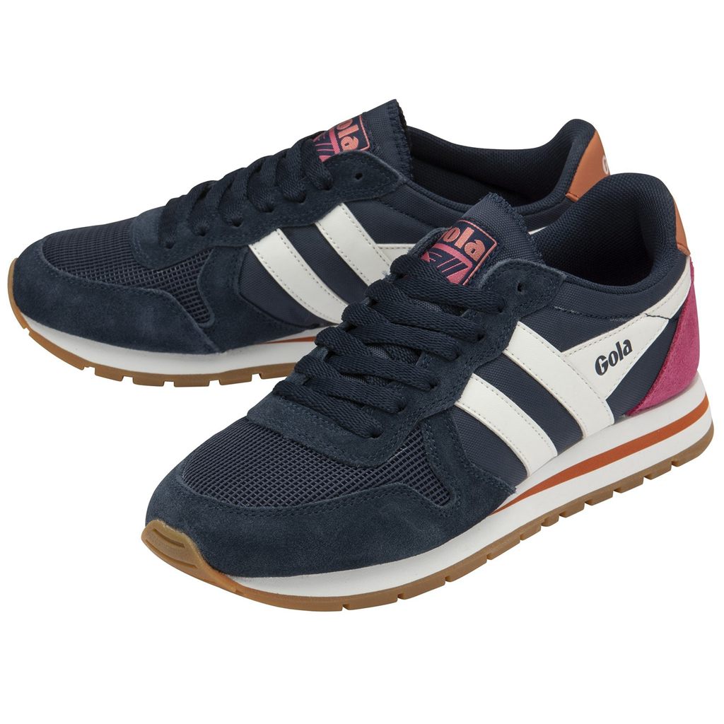 Gola Classics Daytona Sneakers Sötétkék Fehér Korall Hungary | XAF-498172
