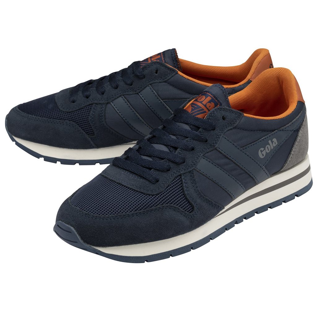 Gola Classics Daytona Sneakers Sötétkék Narancssárga Hungary | IJU-361075