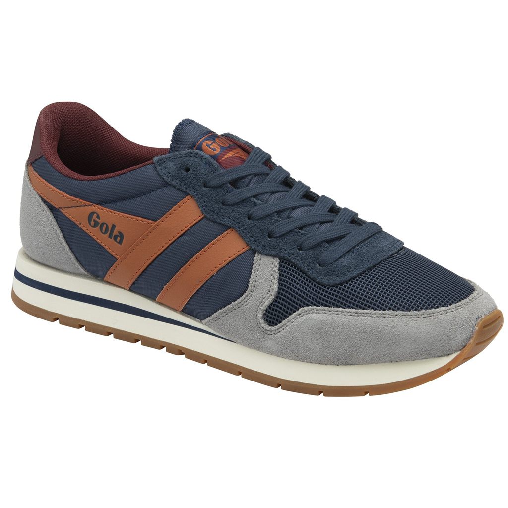 Gola Classics Daytona Sneakers Sötétkék Narancssárga Hungary | TIB-530284