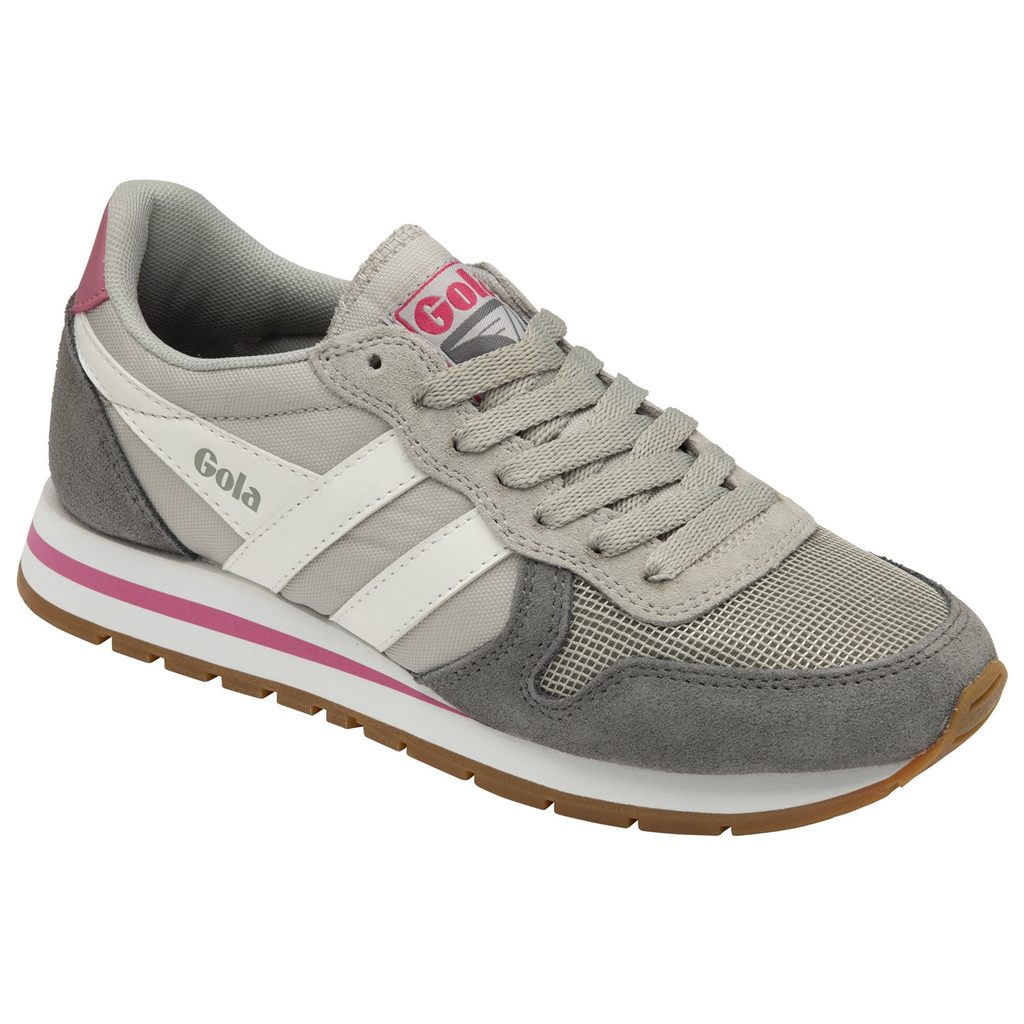 Gola Classics Daytona Sneakers Világos Szürke Fehér Rózsaszín Hungary | FAR-512840