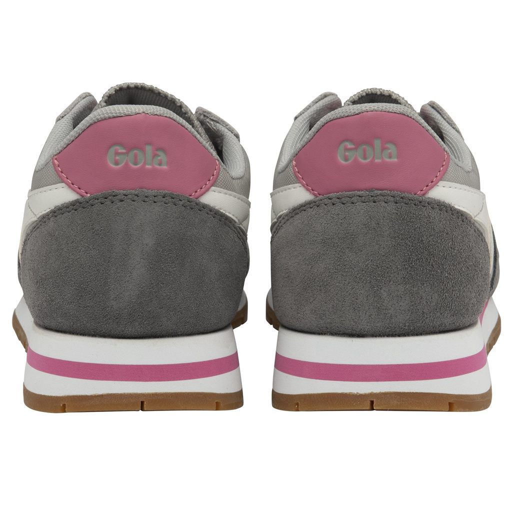 Gola Classics Daytona Sneakers Világos Szürke Fehér Rózsaszín Hungary | FAR-512840