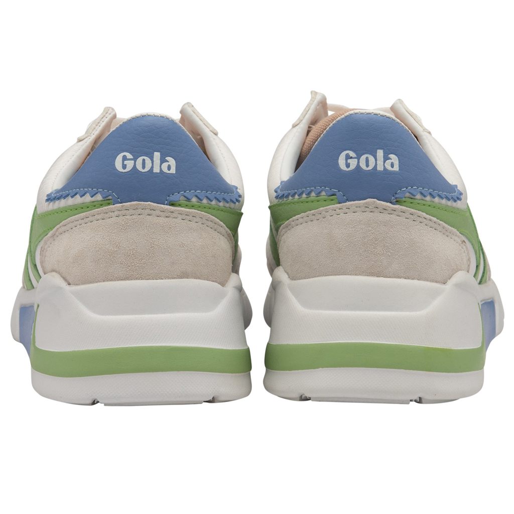Gola Classics Eclipse California Sneakers Fehér Zöld Kék Hungary | CIP-364201