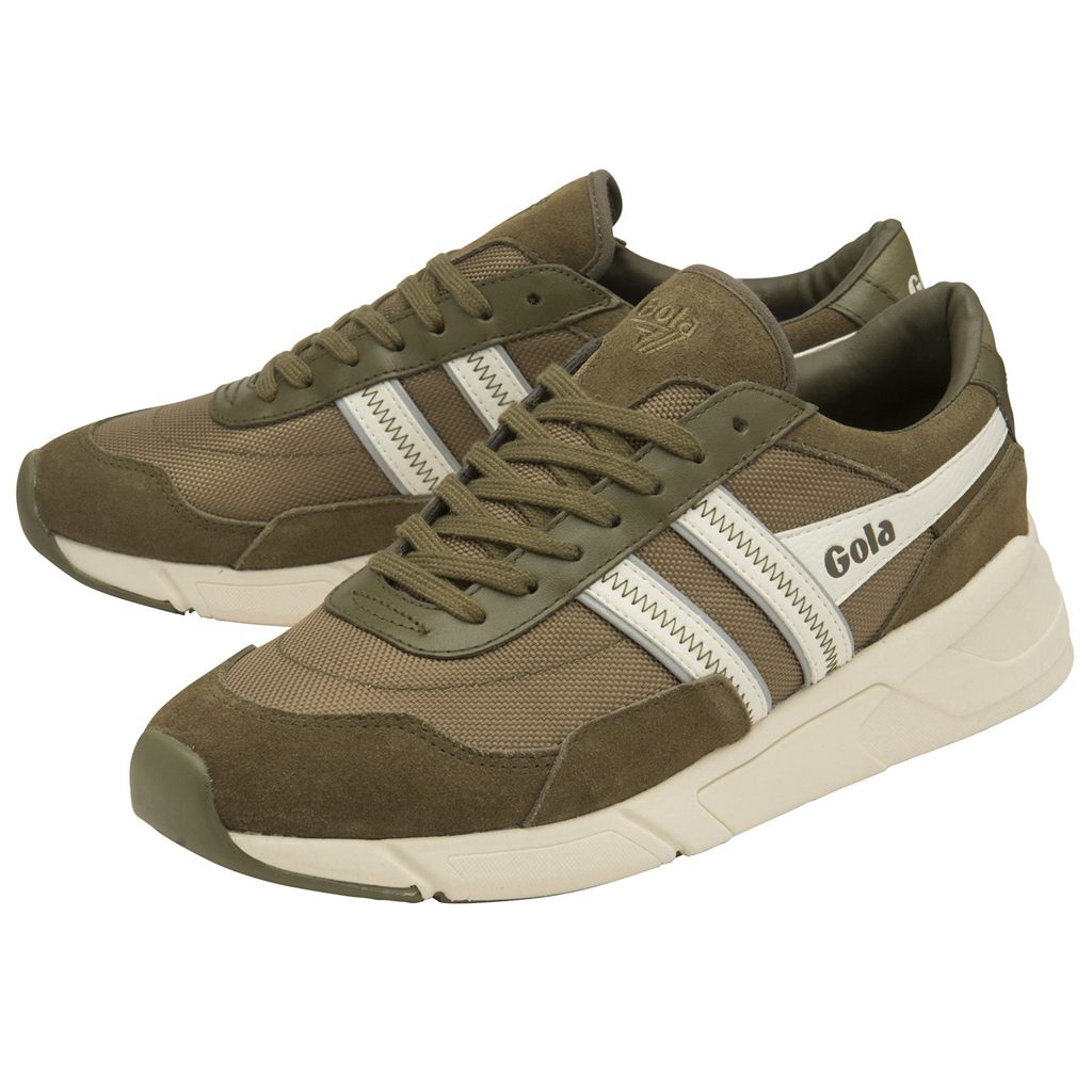 Gola Classics Eclipse Legacy Sneakers Khaki Fehér Hungary | TYC-092487