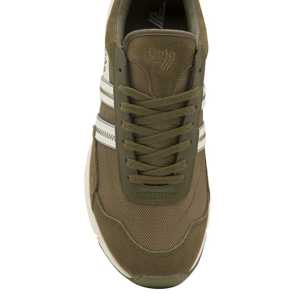 Gola Classics Eclipse Legacy Sneakers Khaki Fehér Hungary | TYC-092487
